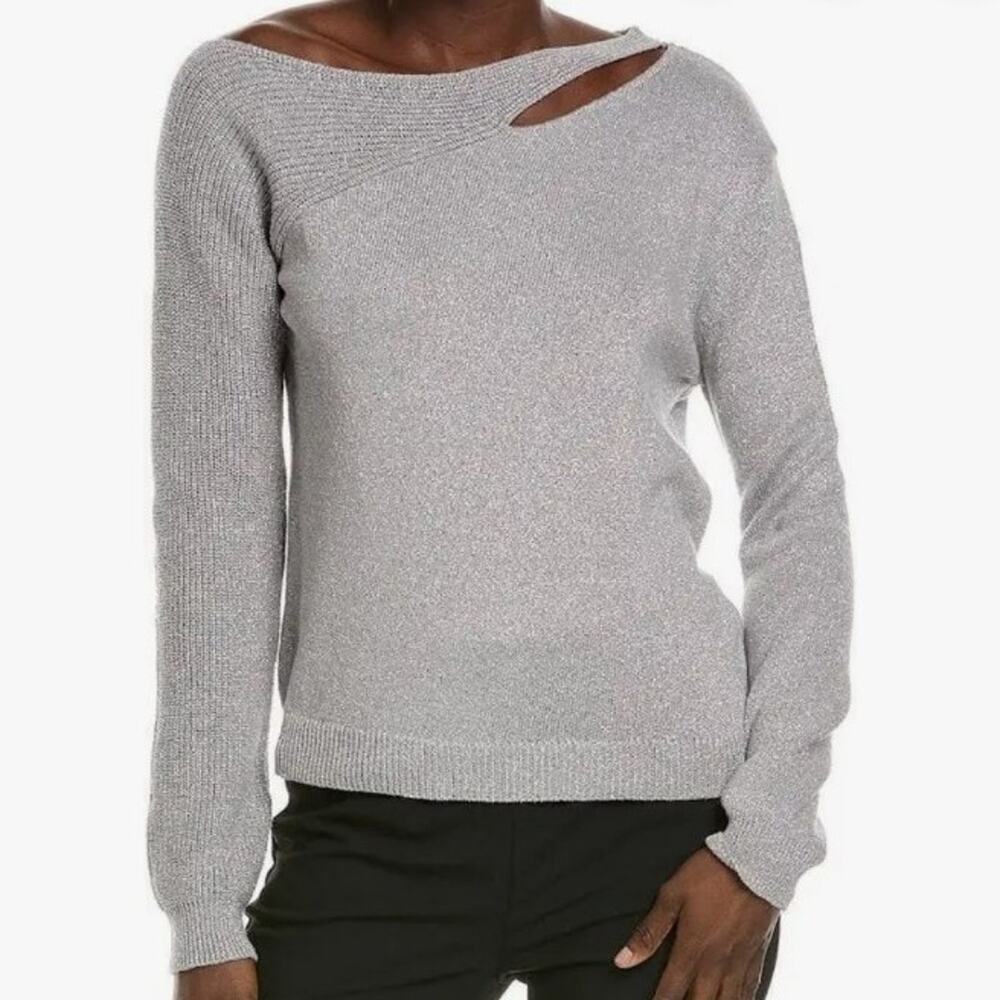 NWT Vince Camuto Cozy & Bright One-side Shoulder Cutout Sweater Sz XL
